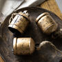 Set Of Three Antique Brass Cow Bells, thumbnail 1 of 4