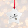 Personalised Christmas Star Decoration, thumbnail 3 of 5