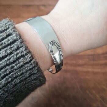 Gothic Vintage Sugar Tong Bangle, 5 of 5