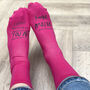 Personalised Positive Affirmation Sweary Socks, thumbnail 2 of 3