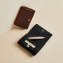Personalised Collar Stiffeners With Leather Pouch, thumbnail 3 of 7