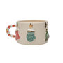Handmade Christmas Ornament Ceramic Mug With 24k Gold Handle, thumbnail 2 of 2