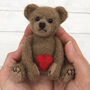 Needle Felting Kit Teddy Bear, thumbnail 3 of 12