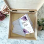 Personalised Sunflower Wedding Memories Keepsake Box, thumbnail 6 of 6