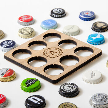 Personalised Beer Cap Initial Coaster, 4 of 12