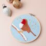 The Stitched Robin Hoop Hanger Craft Kit, thumbnail 5 of 7