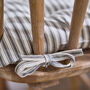 Vintage Striped Tie On Seat Pads, thumbnail 5 of 5
