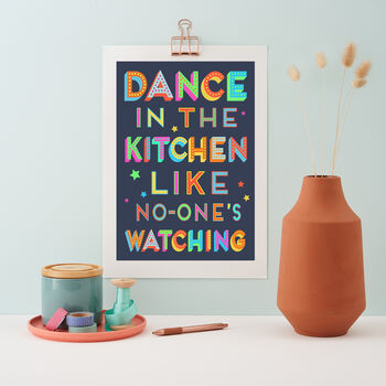 Dance In The Kitchen Art Print, 2 of 4
