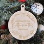 Personalised Oversize Wooden Bauble, thumbnail 1 of 8