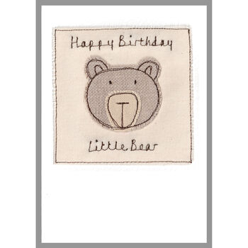 Personalised Bear 1st Or Any Birthday Card For Boy, 2 of 12