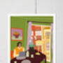 Paris Apartment Print, thumbnail 3 of 3