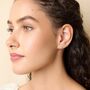 Daffodil Bloom Stud Earrings, thumbnail 2 of 8