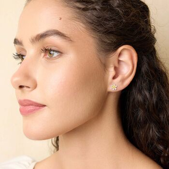 Daffodil Bloom Stud Earrings, 2 of 8