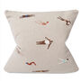 Swimmers Embroidered Cushion Cover, thumbnail 3 of 10