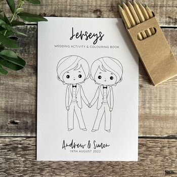 Childrens Wedding Activity Book With Crayons, 3 of 7