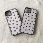 Brown Flowers And Hearts Phone Case, thumbnail 2 of 2