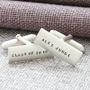 Personalised Mens Silver Cufflinks, thumbnail 5 of 9