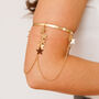 Gold Star Upper Arm Cuff, thumbnail 1 of 7