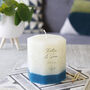 Recycled Wax Octagon Anniversary Scented Candle, thumbnail 3 of 10