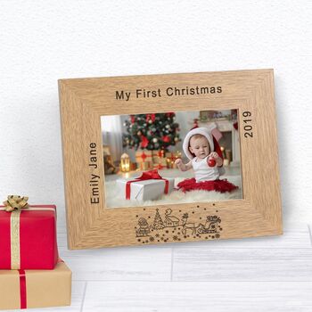 My First Christmas Personalised Frame, 2 of 3