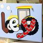 Personalised Farm Tractor Canvas Sign, thumbnail 6 of 11