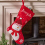 Personalised Novelty Snowman Christmas Stocking, thumbnail 1 of 5