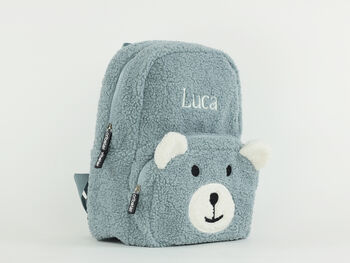 Personalised Fluffy Teddy Kids Backpack, 8 of 12