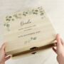 Personalised Botanical Wooden Keepsake Box, thumbnail 4 of 5