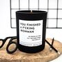 Personalised Triathlon Finisher Candle | Ironman Gift Her Him, thumbnail 1 of 9