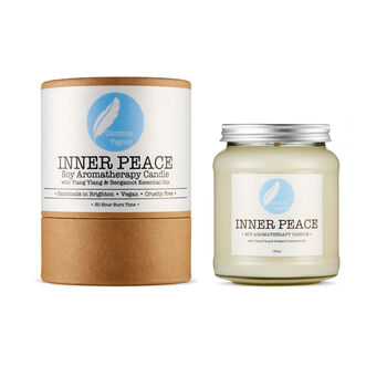 Inner Peace Vegan Soy Aromatherapy Candle, 5 of 8