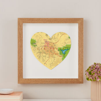 Las Vegas Map Heart Print, 2 of 9