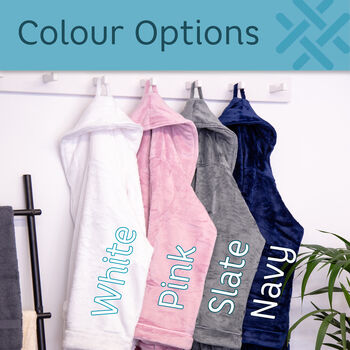 Personalised Soft Fleece Dressing Gown, 4 of 12