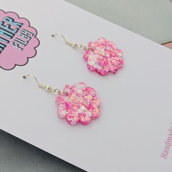 Sparkly Mini Shell Resin Earrings, 2 of 12