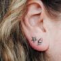 Starfish Shell Detailed Stud Earrings, thumbnail 2 of 3