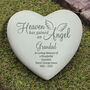 Personalised Angel Heart Memorial, thumbnail 5 of 6
