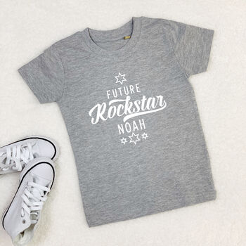 Future Rockstar Personalised T Shirt With Stars, 2 of 5
