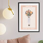 Flowers Are Cheaper Than Therapy Modern Art Print, thumbnail 1 of 5