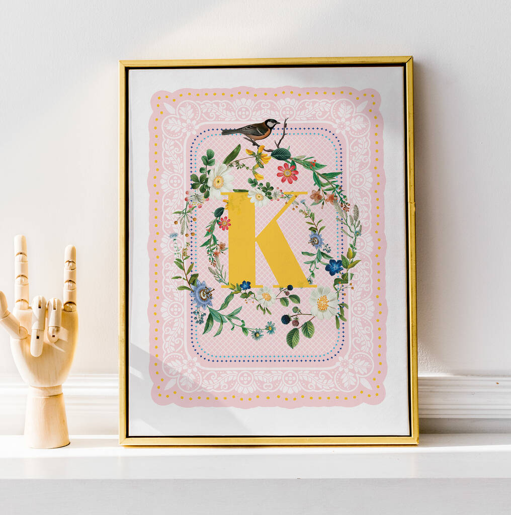 Personalised Letter Vintage Style Print, 1 of 7