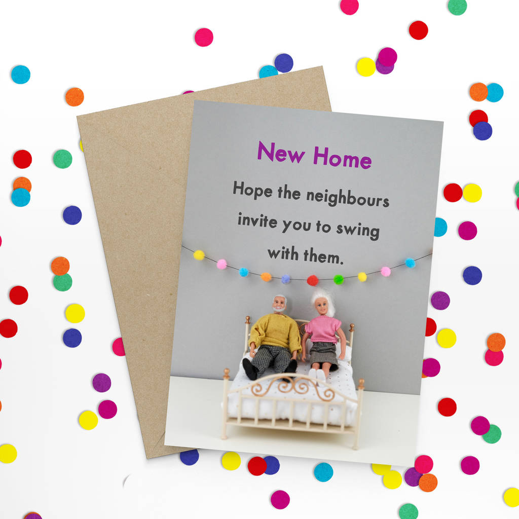New Home Swingers Funny Card