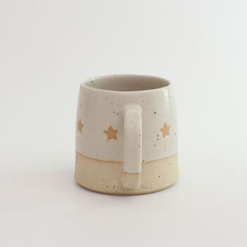 Handmade Off White Star Mug Stone, 5 of 7
