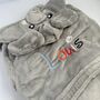 Personalised Grey Elephant Dressing Gown, thumbnail 1 of 3