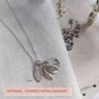 Birth Flower Of The Month Personalised Necklace, thumbnail 6 of 10