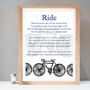 Bike Print Cycling Gift, thumbnail 3 of 9