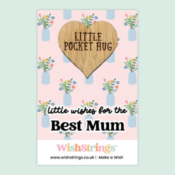 Little Wishes For The Best Mum Pocket Hug, 4 of 4