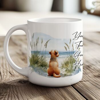 Personalised Norfolk Terrier Dog Beach Walk Collection, 6 of 8