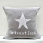 Personalised Knitted Star Cushion, thumbnail 5 of 11