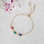 Family Birthstone Sliding Bracelet, thumbnail 2 of 9