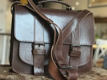 Brown Leather Satchel, 3 of 7
