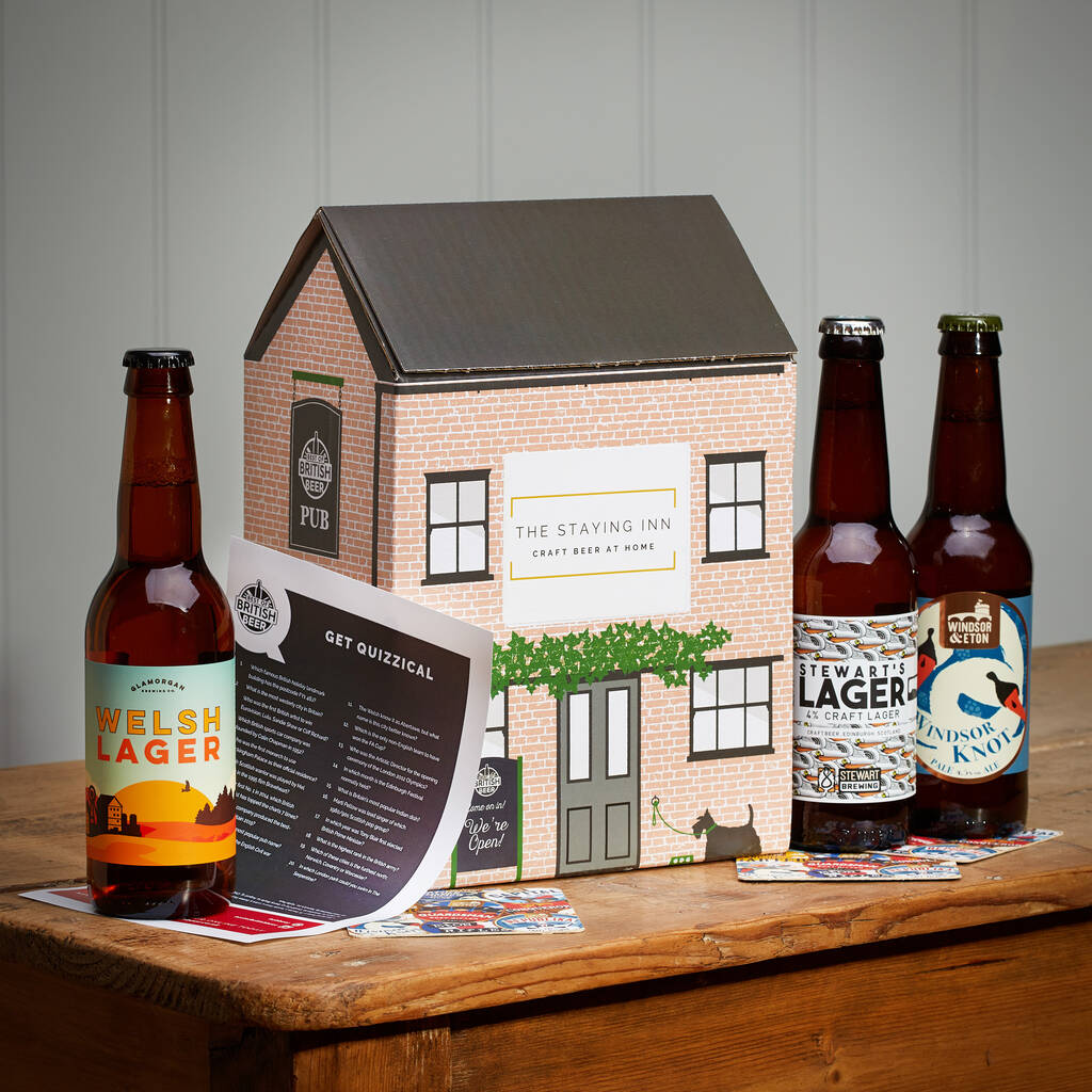 Pub At Home Craft Lager Gift Box, 1 of 2