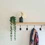 Wooden Coat Rack With Hanging Hooks And Shelf, thumbnail 7 of 11